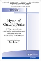 Hymn of Grateful Praise SATB choral sheet music cover